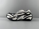 Balenciaga Mesh Fabric & Synthetic Leather Upper Round Toe Retro Men's Shoes